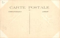 VINTAGE POSTCARD Plane Aviation Marseilles Fischer atterissant after her cruising