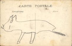 VINTAGE POSTCARD Avion military Aviation Contest Rheims October 1911 Lieutenant Fransezou Monoplan Dragonfly Oils Automobiline