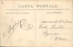 VINTAGE POSTCARD Plane Aviation Great week Champagne Plain of Betheny Overall picture of the platforms