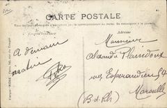 VINTAGE POSTCARD Plane Aviation R To summon on its biplane