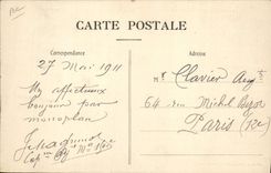 VINTAGE POSTCARD Plane Aviation Aerodrome of the camp of Trawl-nets Nieuport Monoplane in full flight in a turn