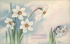 CPA Fantaisie Fleurs