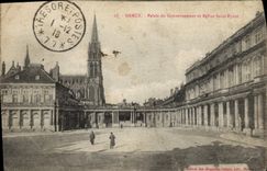 CPA Nancy Palais Du Gonvernement et Eglise Saint Epvre