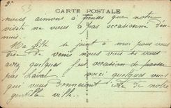 Opinión panorámica de Laval de la POSTAL de la VENDIMIA en el primero plano el hospital