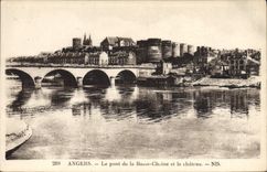 CPA Angers Le Pont de la Basse Chaine et le Chateau