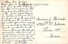 VINTAGE POSTCARD Cauterets Seen On the High Valleys