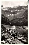 VINTAGE POSTCARD Gavarnie Return of the Circus