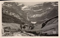 VINTAGE POSTCARD Gavarnie the Thatched cottage and the Circus