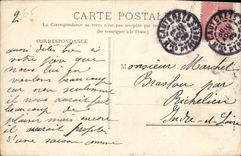 VINTAGE POSTCARD Route of Pierrefitte has Cauterets