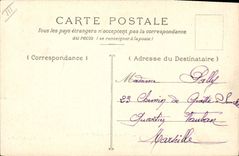 VINTAGE POSTCARD Warship the meal of the crew