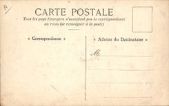 VINTAGE POSTCARD Warship the shooting of the gun has Toulon edge