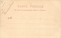 VINTAGE POSTCARD Warship Toulon the music has edge of the Crown