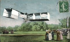 CPA Avion Aviation Aeroplane Santos Dumont 