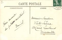 CPA Avion Aviation Le monoplan Antoinette de M Hubert Latham