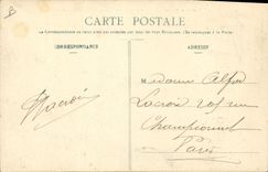 CPA Avion Aviation Aeroplane Farman au camp de Chalons En plein vol dans un virage
