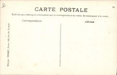 VINTAGE POSTCARD Plane Bleriot Aviation on monoplane Rheims August 26th, 1909