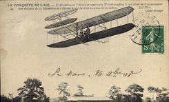 CPA Avion Aviation L'aeroplane de l'aviateur Wright 