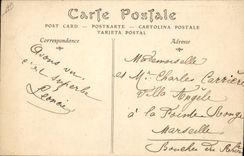 VINTAGE POSTCARD Plane Aviation the airplane of the Wright aviator