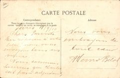 VINTAGE POSTCARD Plane Aviation Circuit of the East Airfield of Issy Moulineaux Departure of Lindpaintner