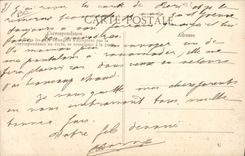 VINTAGE POSTCARD Plane Aviation Circuit of the East Airfield of Issy Moulineaux Departure of Aubrun