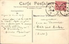 VINTAGE POSTCARD Dijon the Guillaume Gate and the Street of Freedom