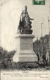 VINTAGE POSTCARD Corbeil Monument raised with the Memory of the Children of the Militaria district