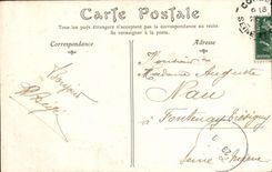 El monumento de Corbeil de la POSTAL de la VENDIMIA levantó con la memoria de los niños del districto de Militaria