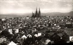 MODERN CARD Clermont Ferrand View