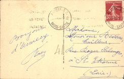 CPA Lac l'Annecy Talloires et Chapelle du Foron