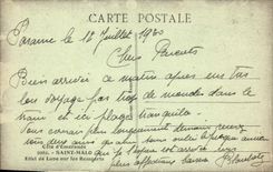 VINTAGE POSTCARD Holy Malo Effect the Moon On the Walls