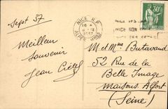 CPA Col de La Faucille Les Hotels et le Mont Blanc