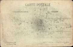 VINTAGE POSTCARD Thann Places Festival Town hall and Cure