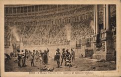 POSTAL Roma Gladiatori de la VENDIMIA