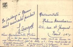 VINTAGE POSTCARD Jeanne d' Arc with roughing-hew Real del Sarte