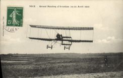 CPA Avion Aviation Grand meeting d'aviation Avril 1910