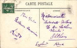 CPA Avion Aviation Morane sur monoplan Bleriot 