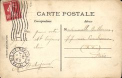 VINTAGE POSTCARD Avion Aviation Louis Bleriot crosses the first the English Channel