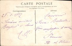 CPA Granville La plage a l'heure des bains prise des Greves