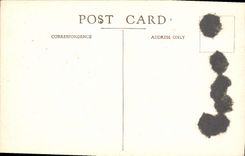 VINTAGE POSTCARD Enamelled Arm Firedog Victoria and Albert Museum London