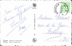 CPM Bruges Beffroi et Grand place