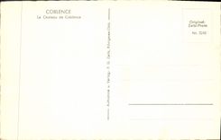 MODERN CARD Coblentz the castle