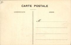 VINTAGE POSTCARD Plane Aviation Stamps the school of aviation Henri Farman in full flight