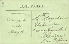 CPA Avion Aviation Garros sur monoplan bleriot 