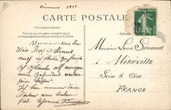 VINTAGE POSTCARD Plane Aviation European Circuit Weymann on monoplane Nieuport Stage Paris Rheims Liege