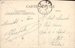 CPA Avion Aviation Pierre Landron sur monoplan de Pischoff