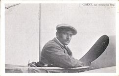 CPA Avion Aviation Gibert sur monoplan Rep