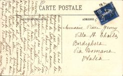 CPA Avion Aviation De Baeder sur biplan Breguet 