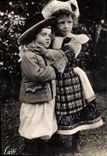 CPM Deux Futurs Epoux Bretagne Folklore Enfants