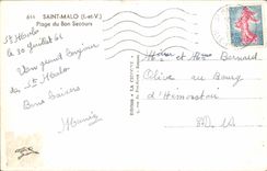 MODERN CARD Holy Malo Beach Of the Good Help