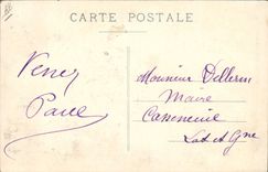 CPA Avion Aviation Niel sur Monoplan Nieuport 